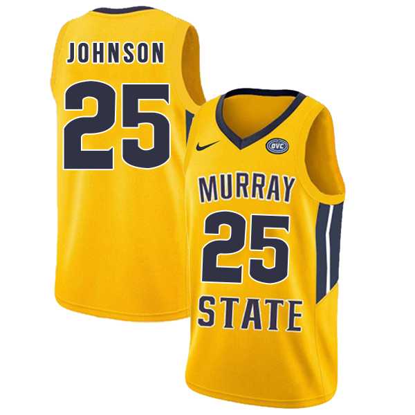 Murray State Racers 25 Jalen Johnson Yellow College Basketball Jersey Dzhi,We sell and wholesale Murray State Racers 25 Jalen Johnson Yellow College Basketball Jersey Dzhi on line form chian!